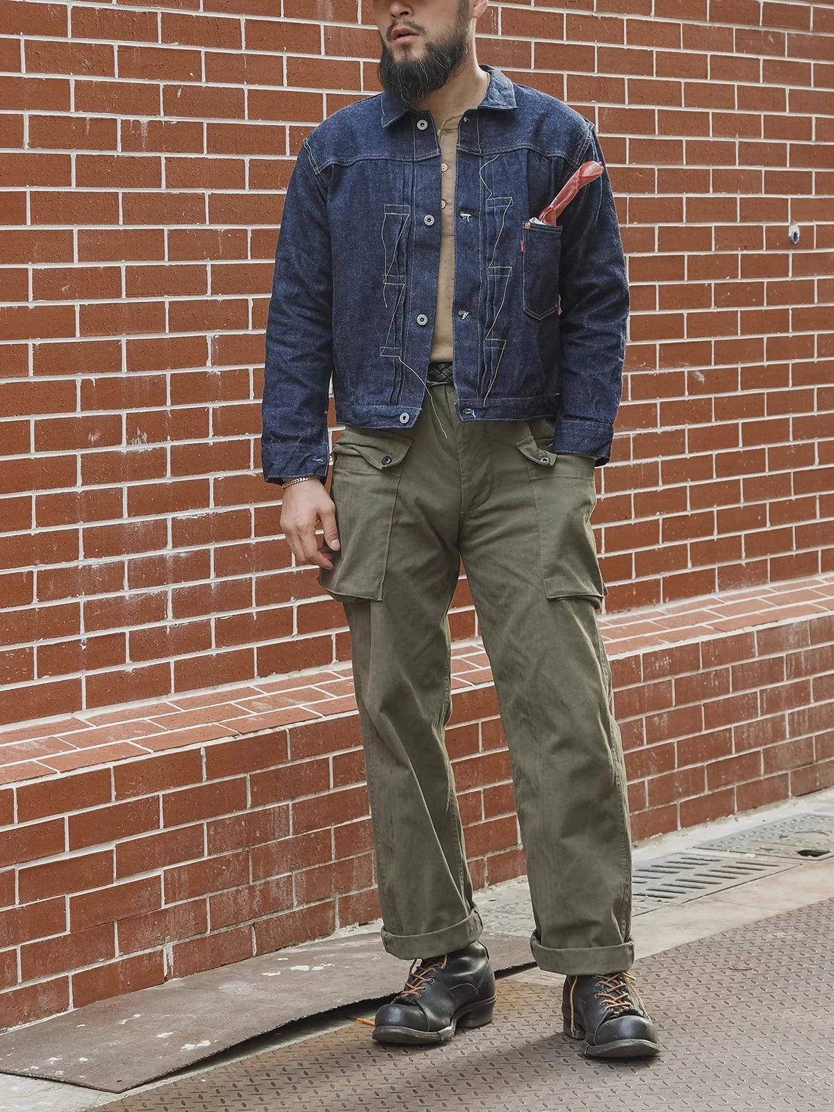 War Model Denim Jacket