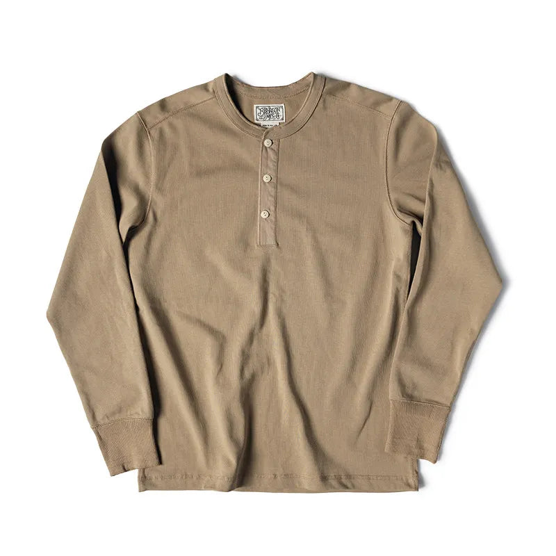 Heavyweight Long Sleeve Henley