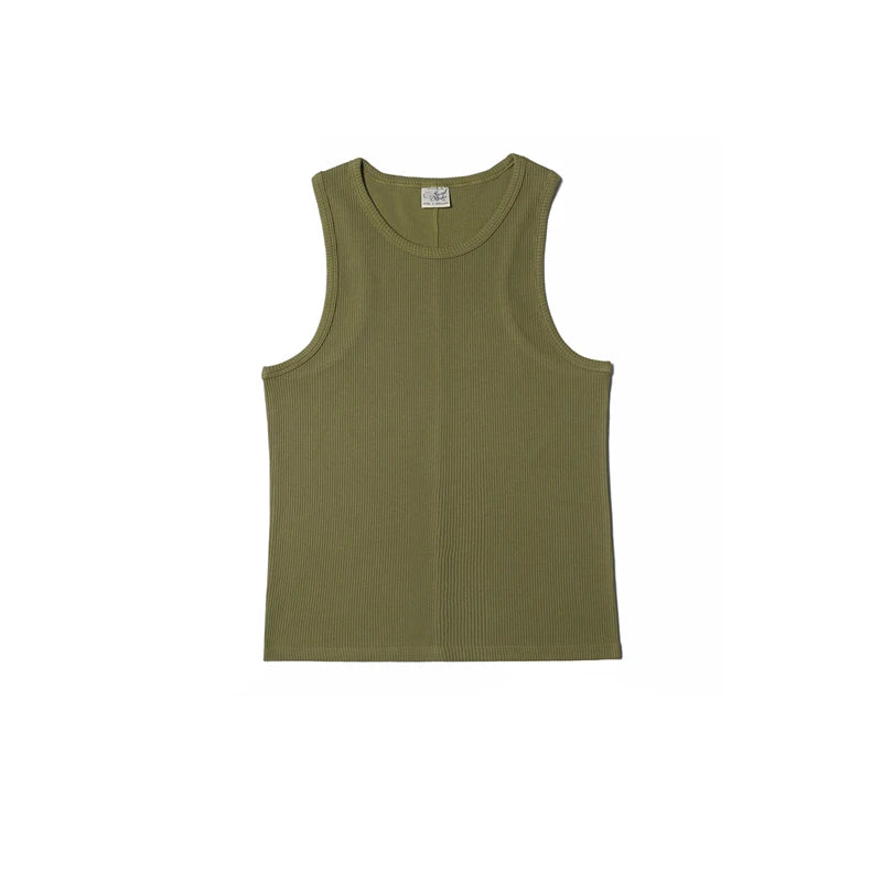 Ribbed Cotton Tank Top