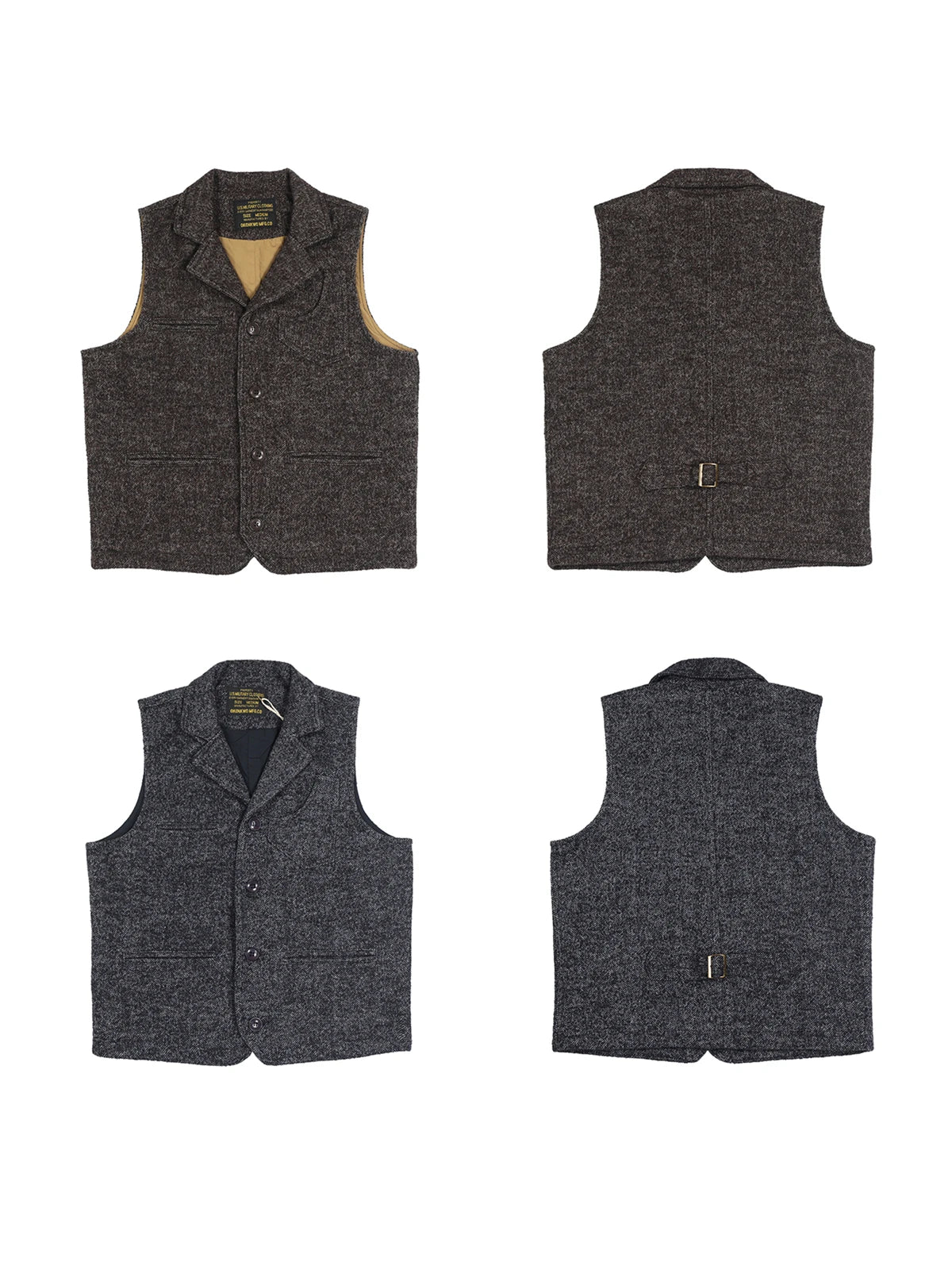 Tweed Wool Hunting Vest