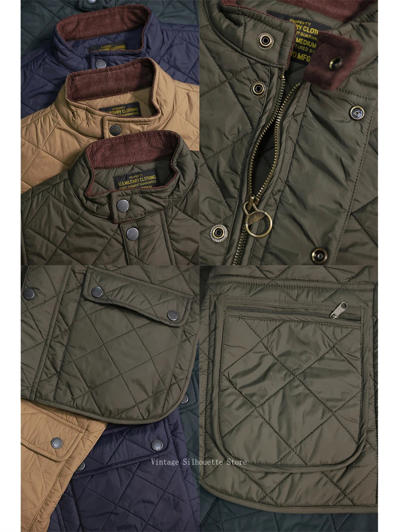 Stand Collar Quilted Vest