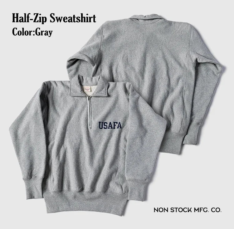 French Terry Quarter Zip Sweatshirt