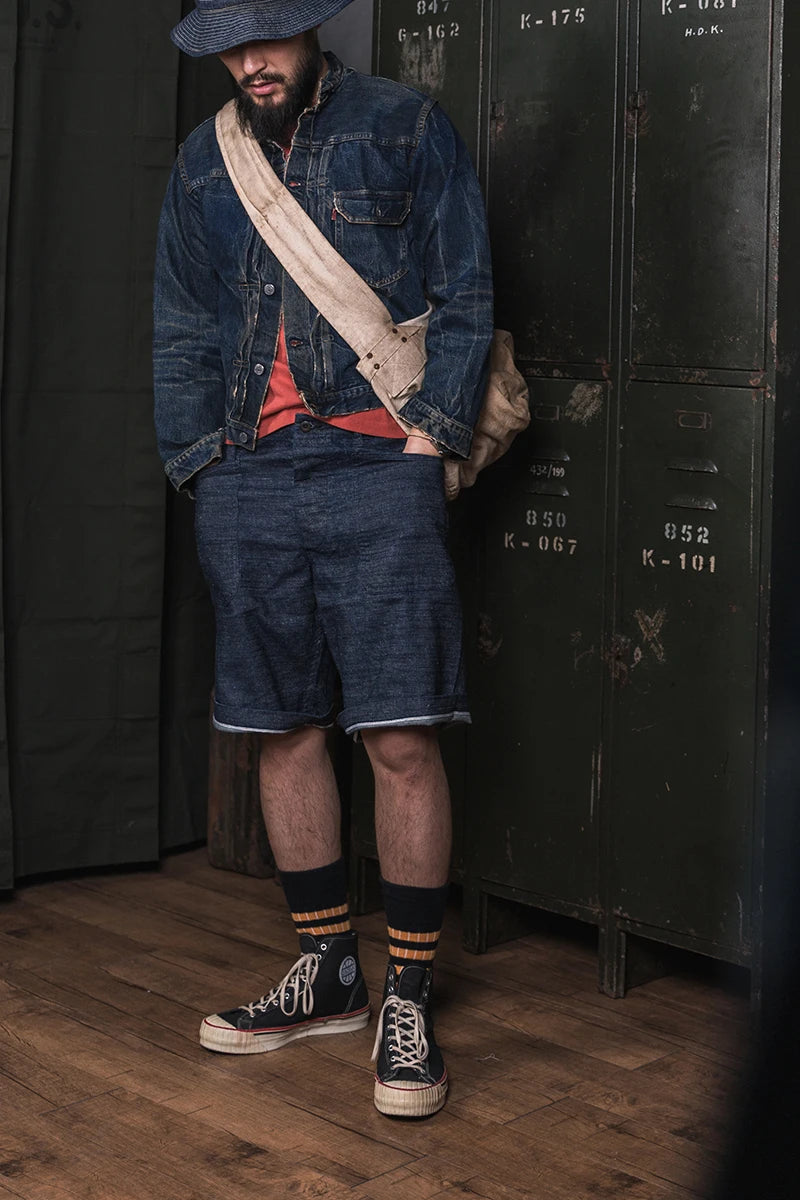 Selvedge Denim Deck Shorts