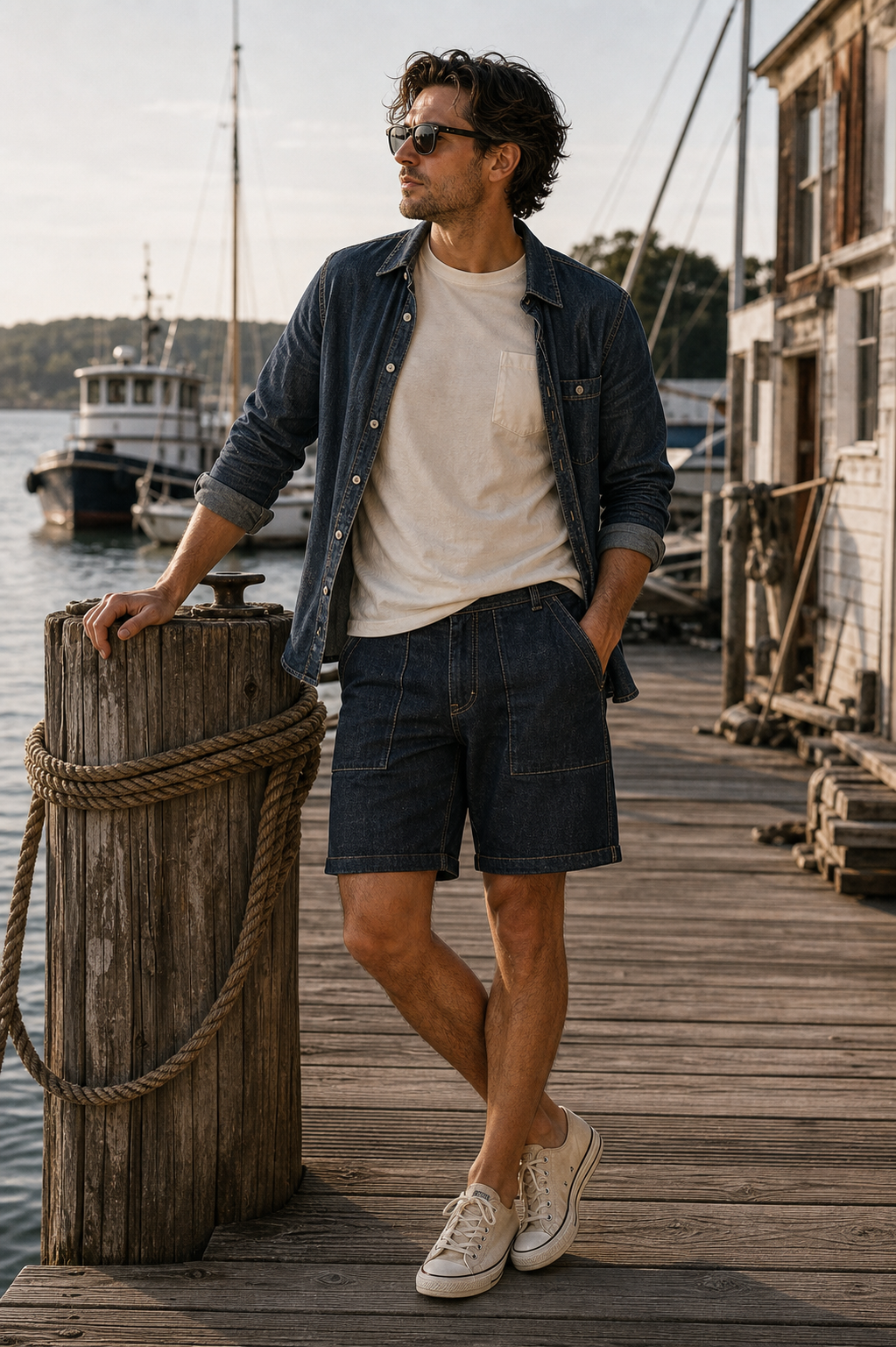 Selvedge Denim Shorts: Rugged Summer Texture Without the Weight