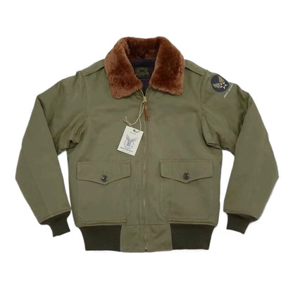 Wool Lined B-10 Bomber Jacket