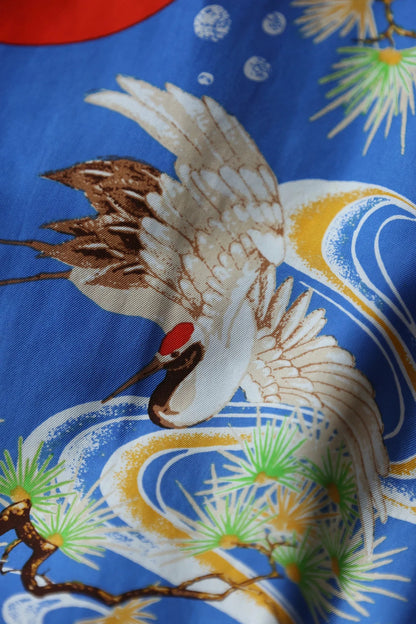 Oriental Print Hawaiian Shirt