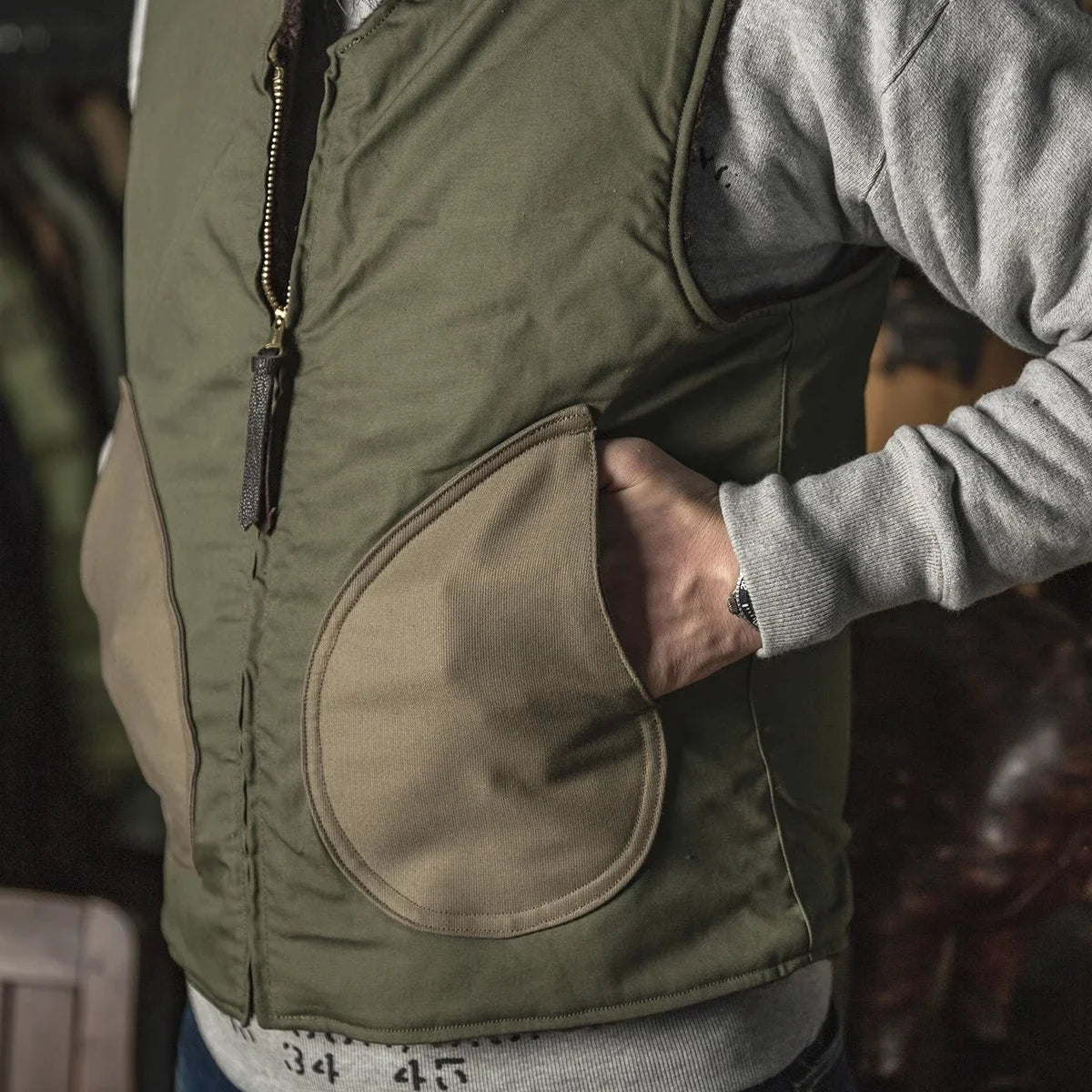 Pile Lined Winter Vest