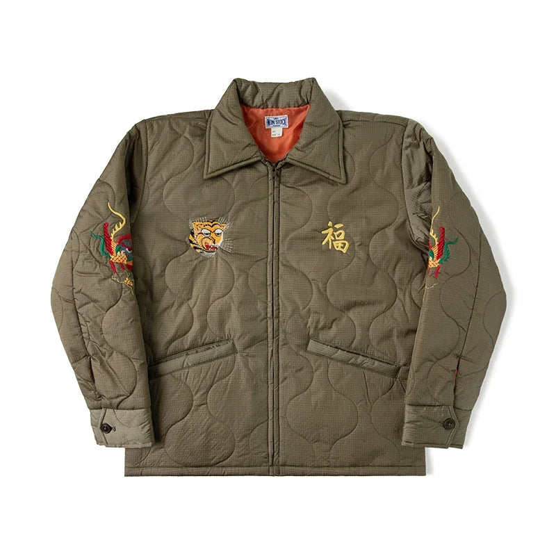 Quilted Embroidered Tour Jacket