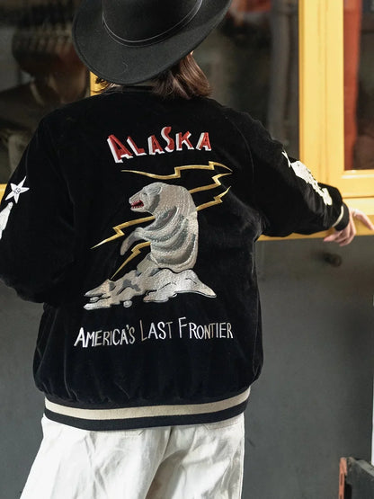 Reversible Alaska Quilted Bomber Jacket