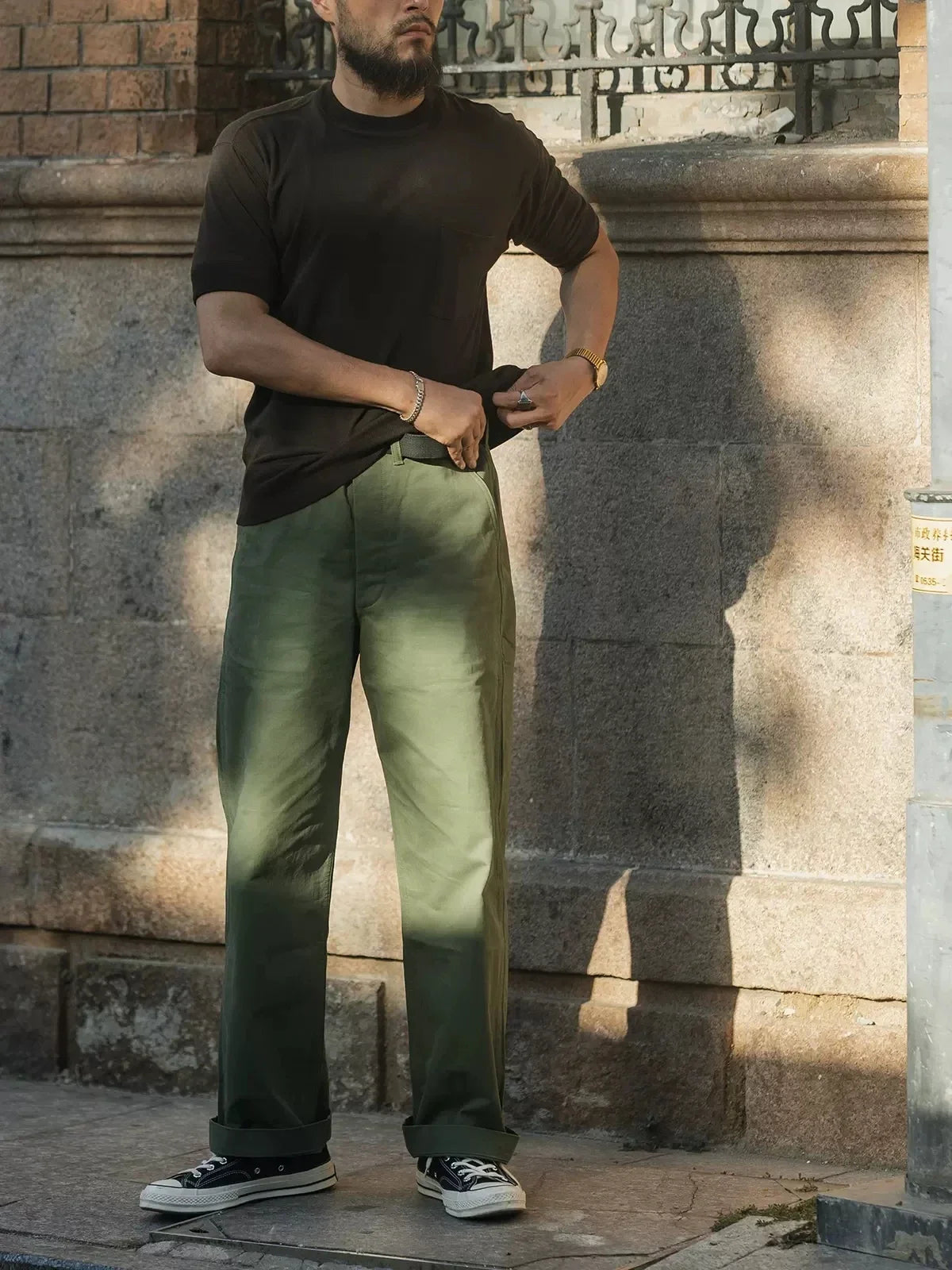 Lightweight Waffle Knit Tee