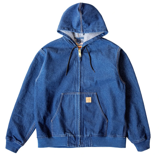 Hooded Denim Active Jacket