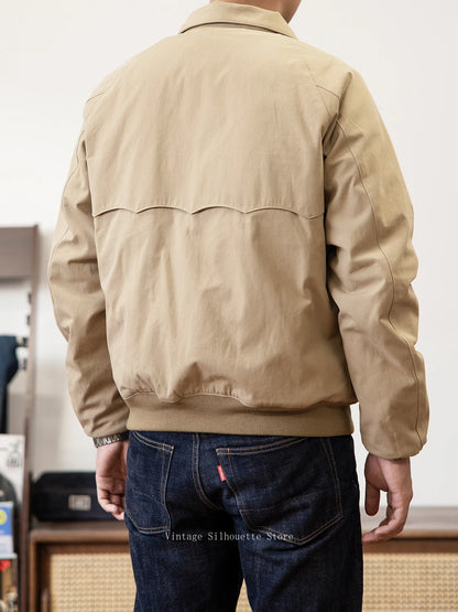 Turn Down Collar Windbreaker