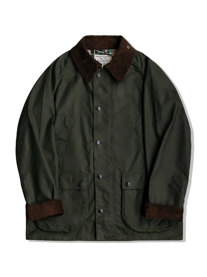 Sage Green Wax Cotton Jacket
