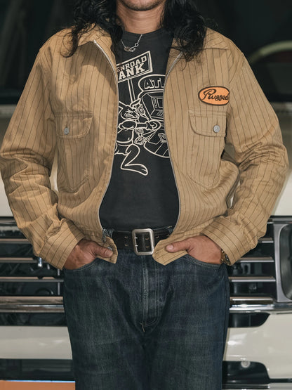 HBT Stripe Mechanic Jacket