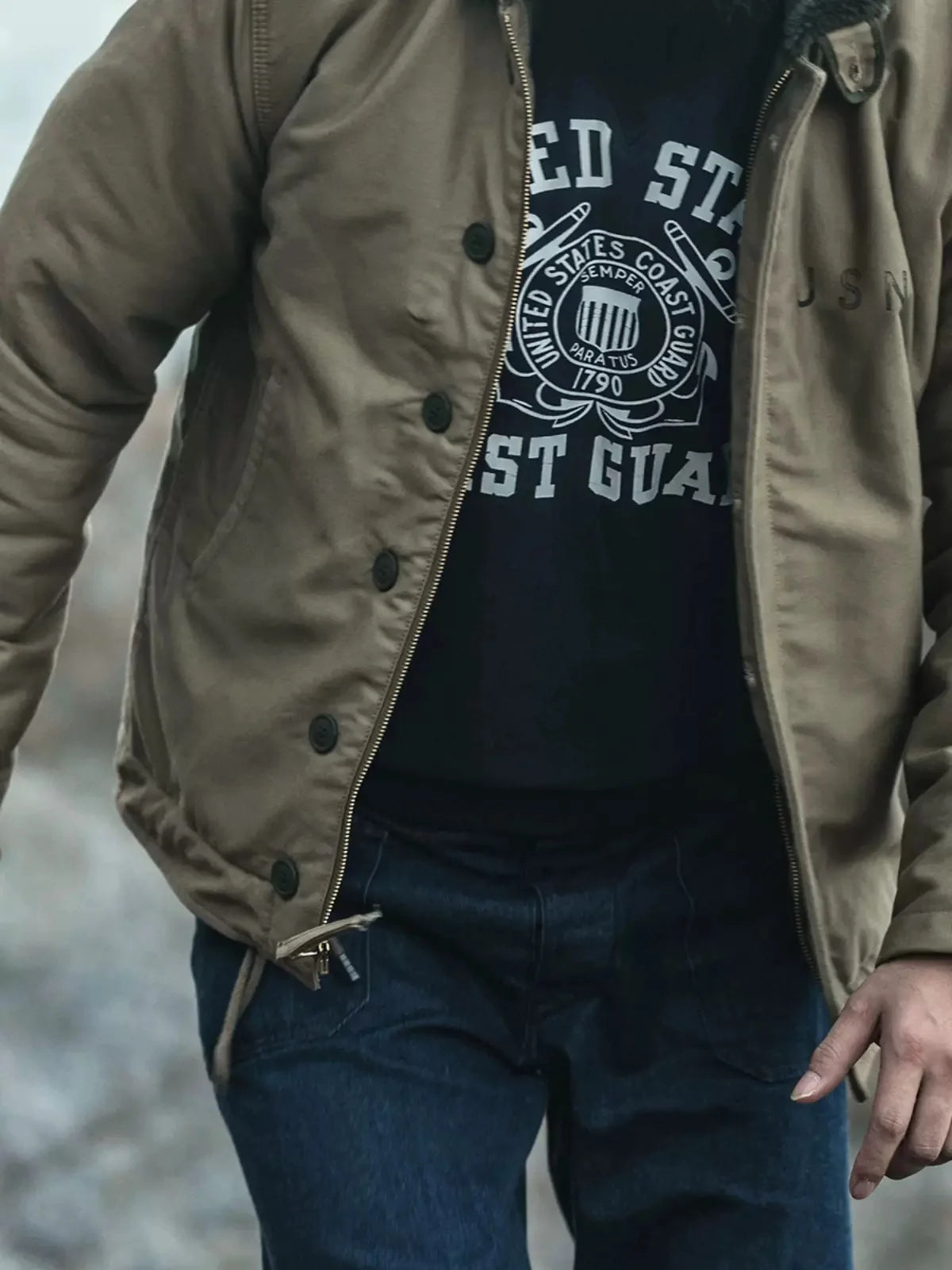 Coast Guard Graphic Sweatshirt