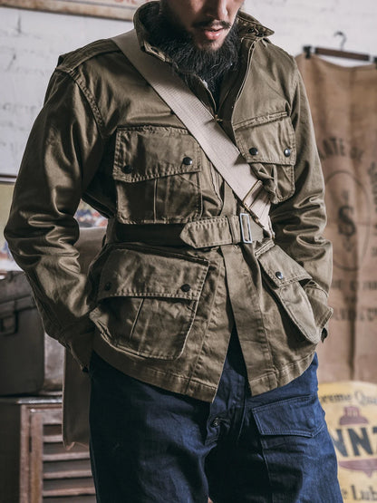 Belted Paratrooper Jump Jacket