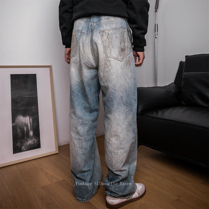 Mud Wash Baggy Jeans