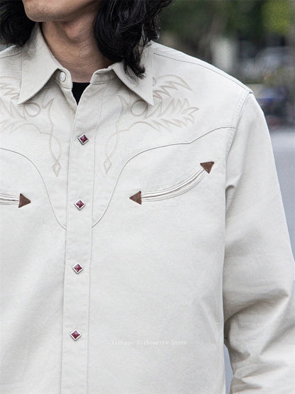 Southwest Embroidered Western Shirt