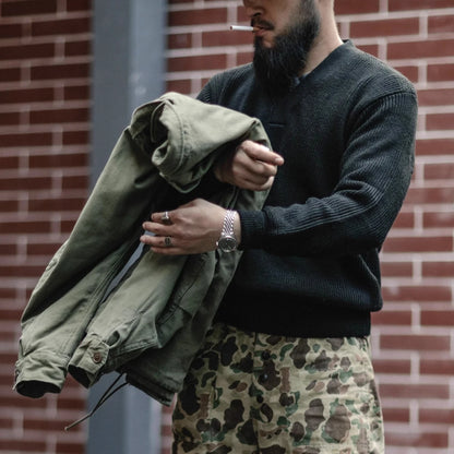 A-1 V-Neck Mechanic Sweater