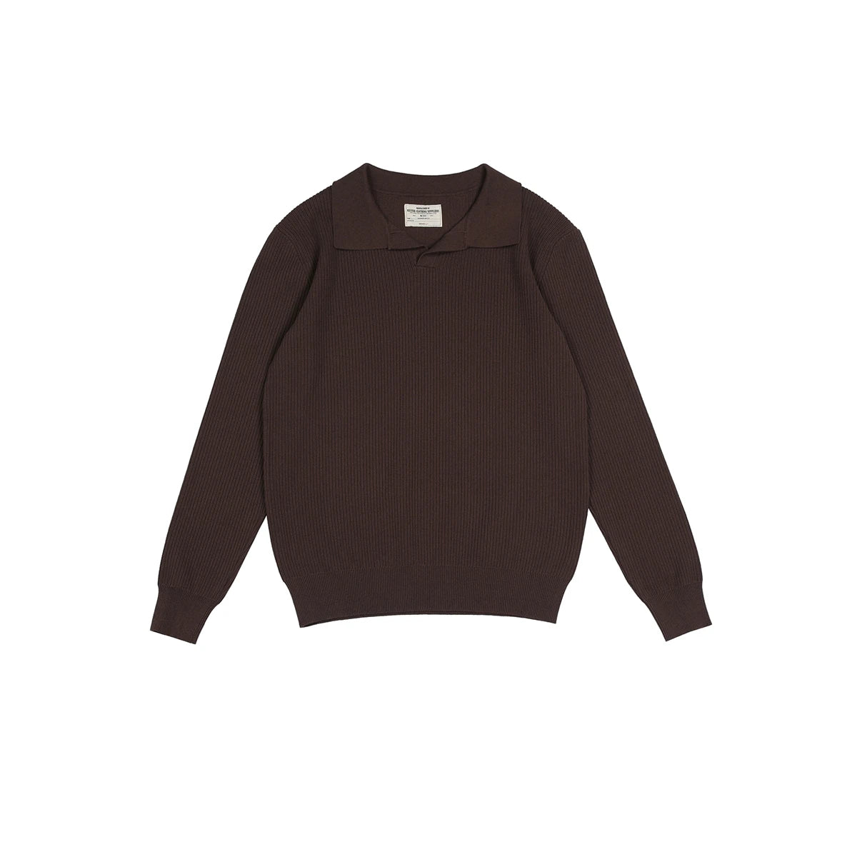 Seagull Collar Knit Polo