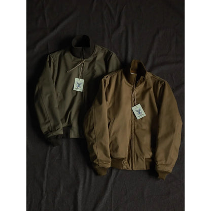 Plain Wool Lined Tanker Jacket