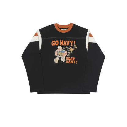Cartoon Football Jersey Tee