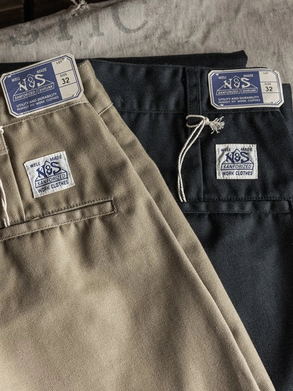 Relaxed Straight Work Pants