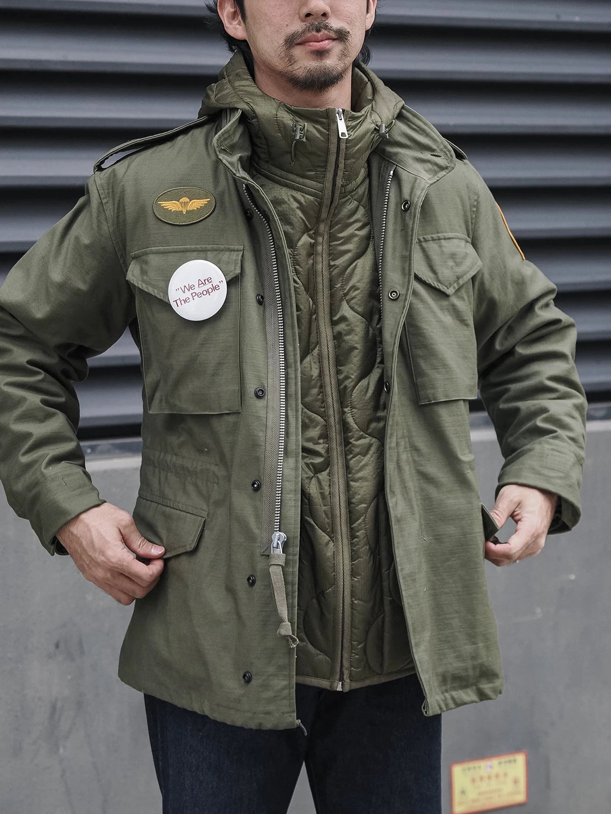 Hooded Quilted Liner Jacket