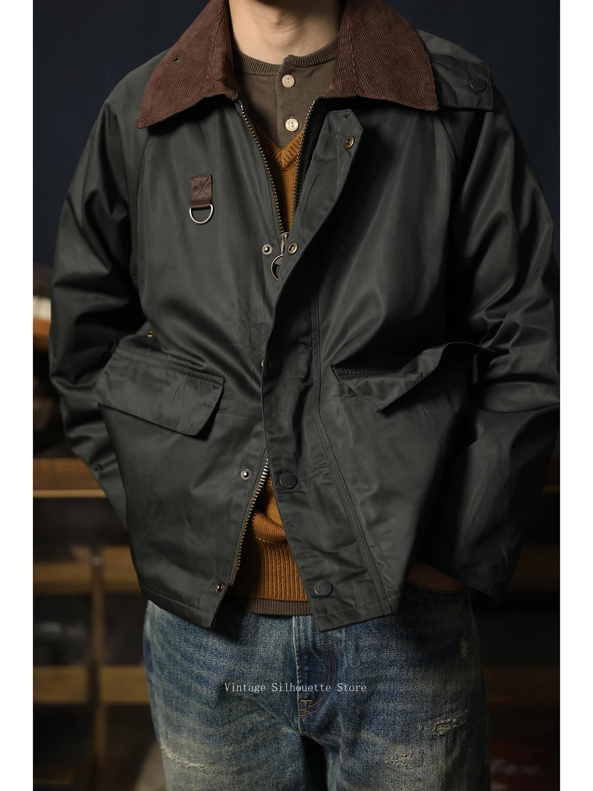 Corduroy Collar Spey Jacket