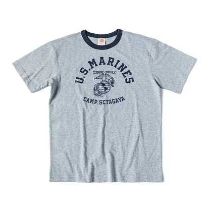 Retro Print Cotton Tee