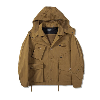 Hooded Fishing Utility Jacket