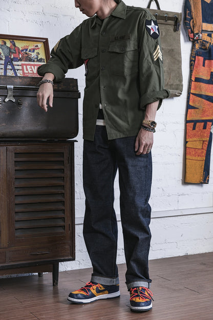 OG-107 Cotton Sateen Overshirt