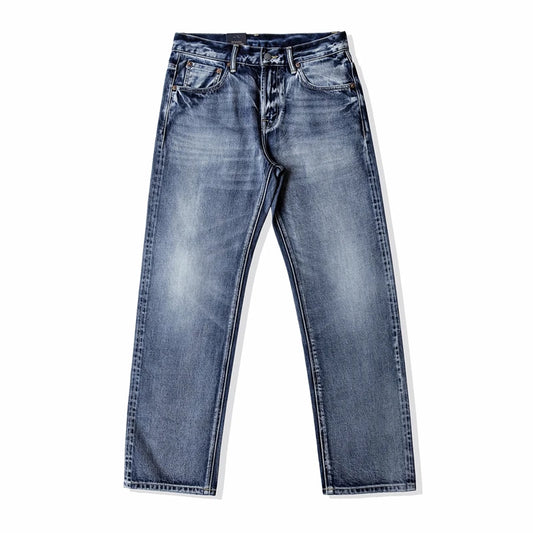 Light Wash Straight Jeans