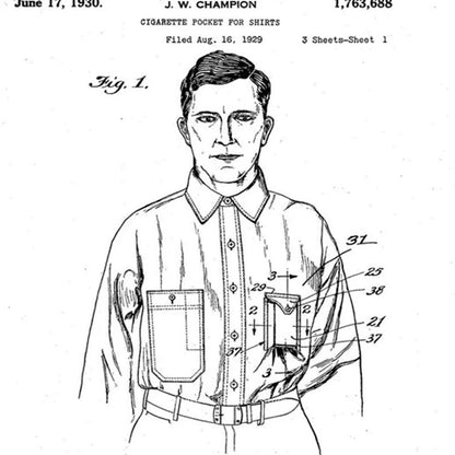 Foldover Cuff Denim Work Shirt
