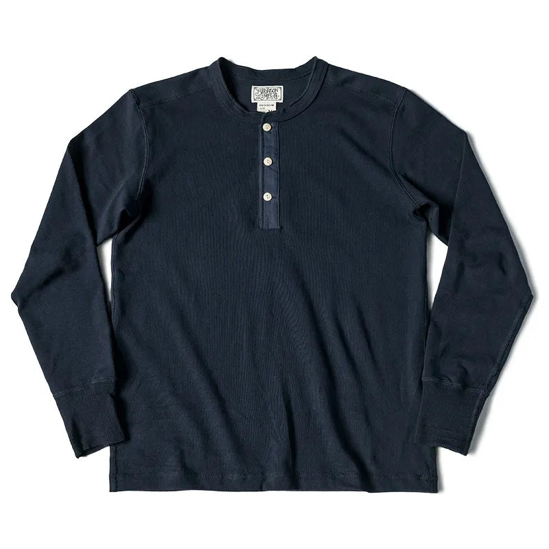 Heavyweight Long Sleeve Henley
