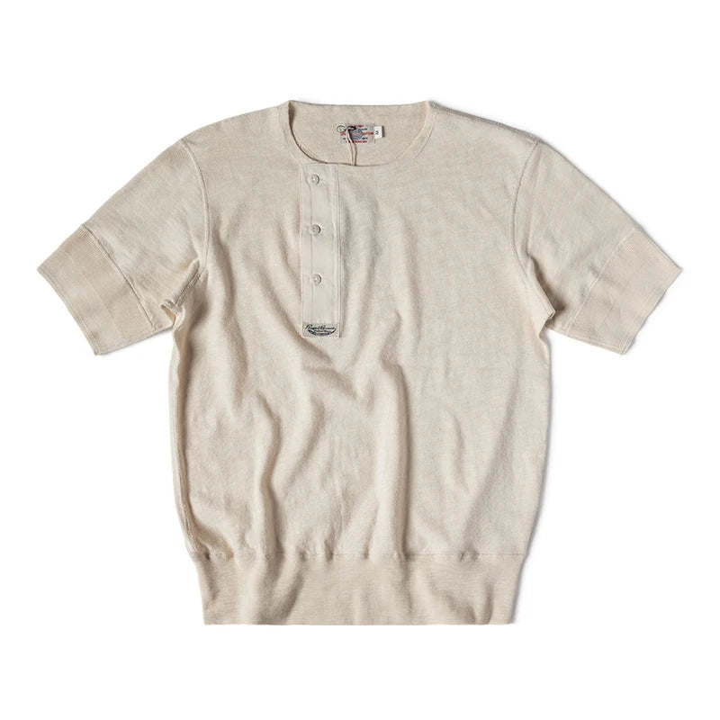 Side Placket Henley Tee