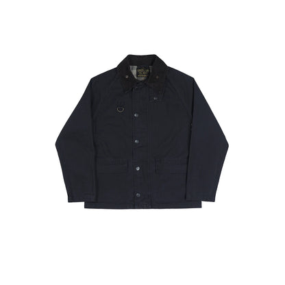 Corduroy Collar Safari Jacket