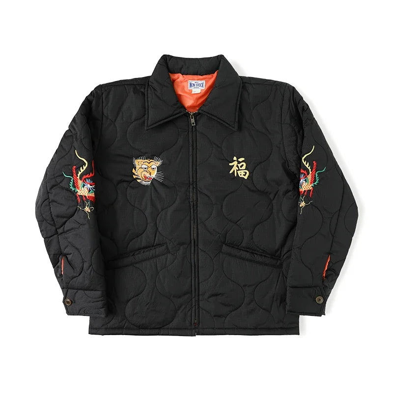 Quilted Embroidered Tour Jacket