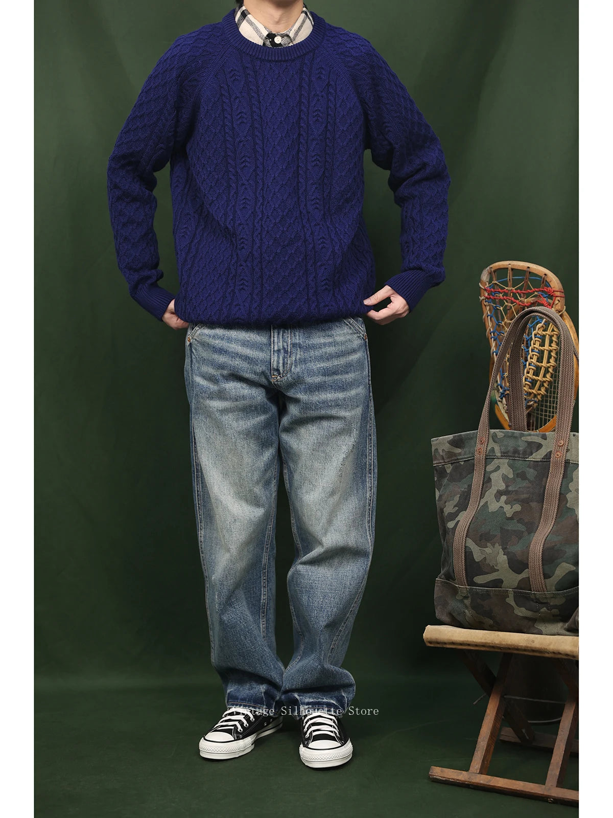 Cable Knit Fisherman Sweater
