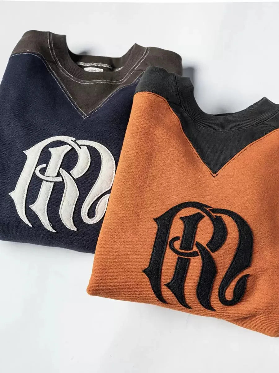 Two Tone V Insert Sweatshirt