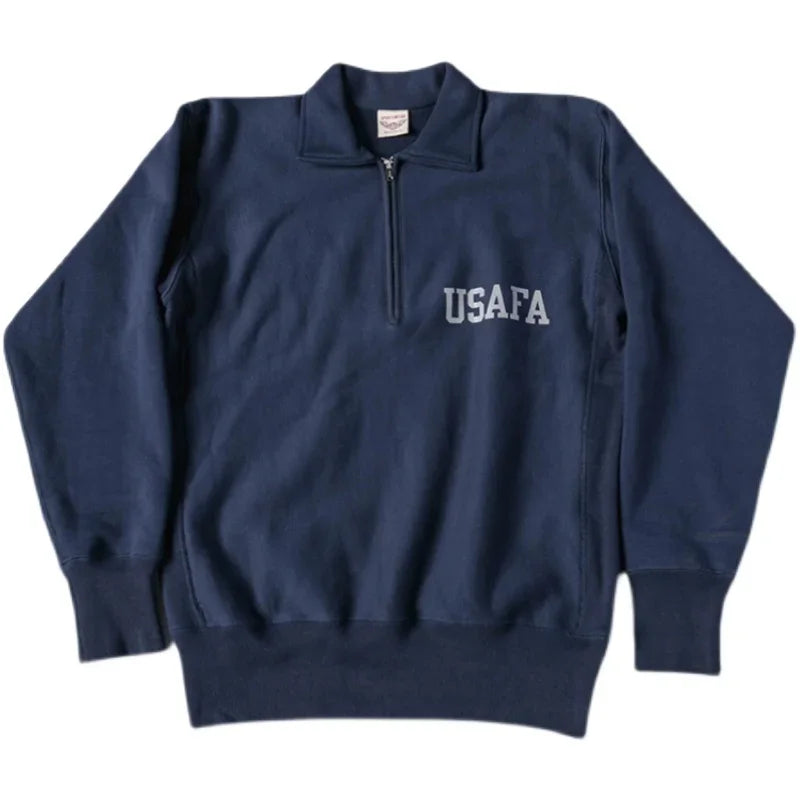 French Terry Quarter Zip Sweatshirt