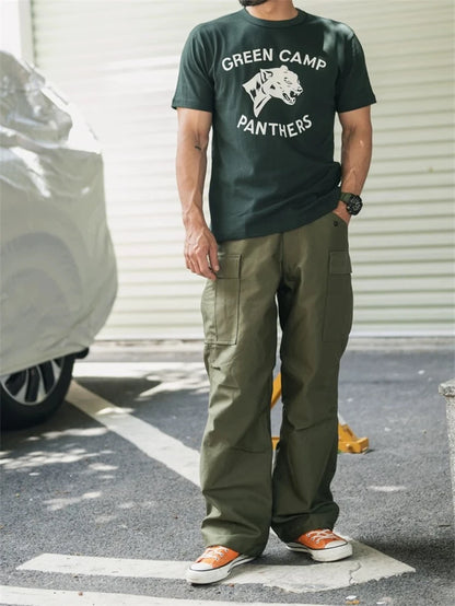 Green Camp Panther Tee