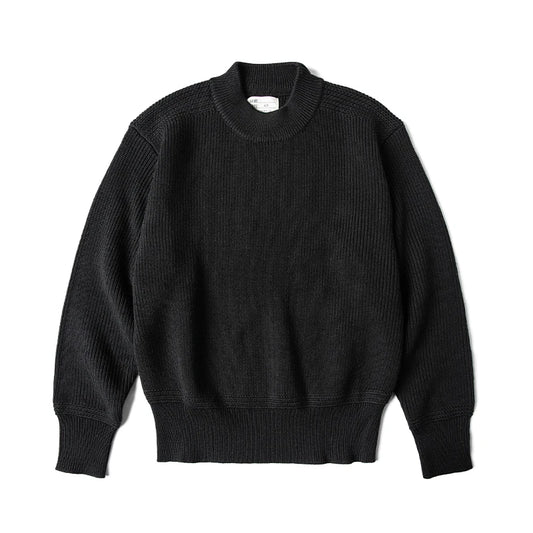 Wool Mock Neck Sweater