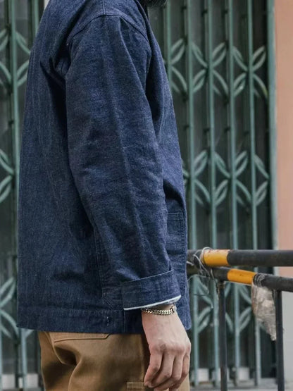 Selvedge Denim Pullover Jacket