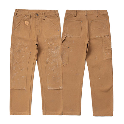 Paint Splatter Carpenter Pants