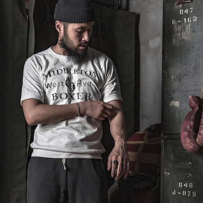 Raglan Boxer Slub Tee