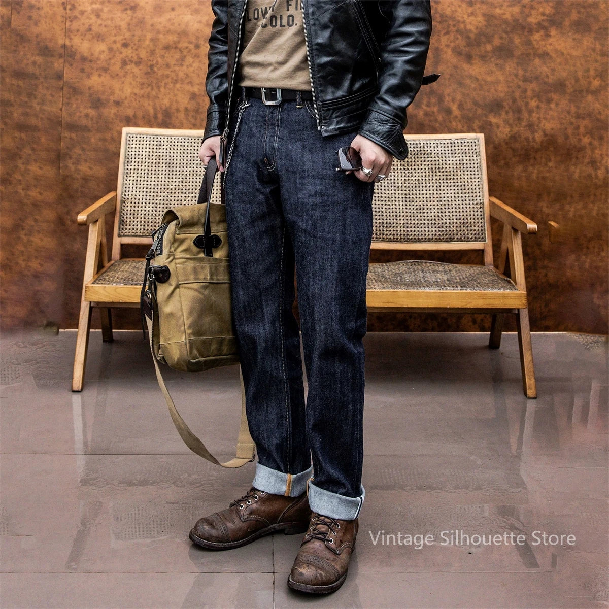 Lightweight Slim Straight Selvedge Jeans