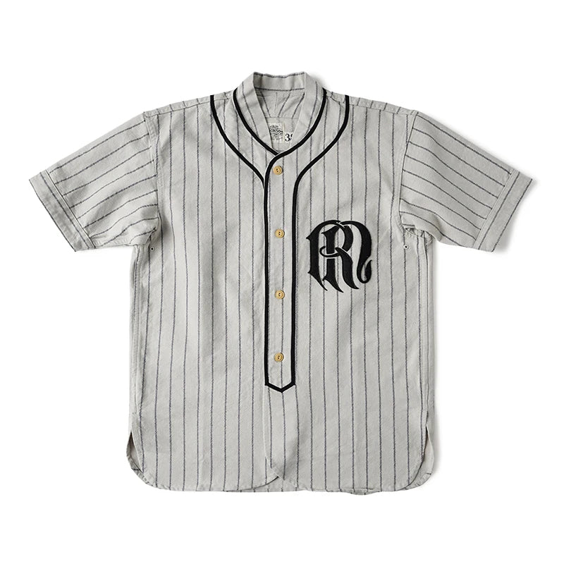 Striped Baseball Jersey Shirt