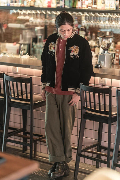 Embroidered Reversible Souvenir Jacket