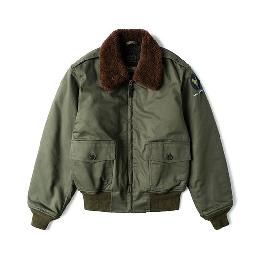 B-10 Shearling Collar Bomber Jacket